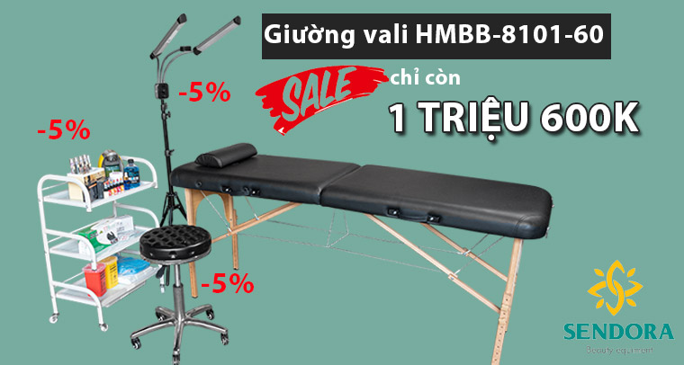 Giường vali sale giá sốc tại Sendora