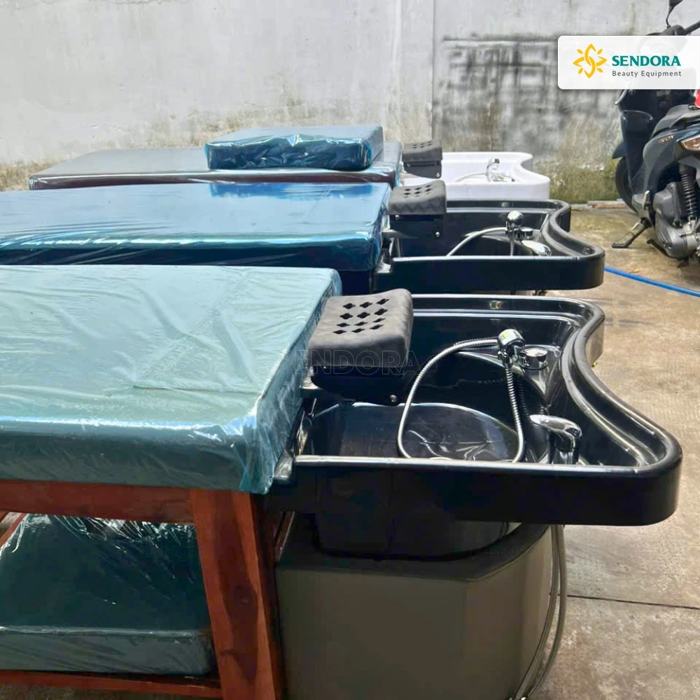Giường gội đầu massage 2in1