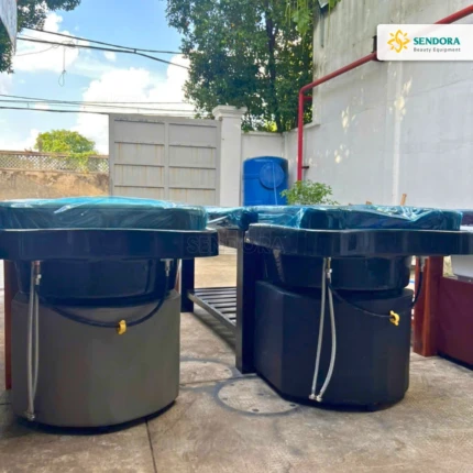 Giường gội đầu massage 2in1