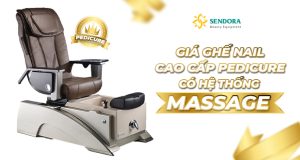 Ghế nail có hệ thống massage