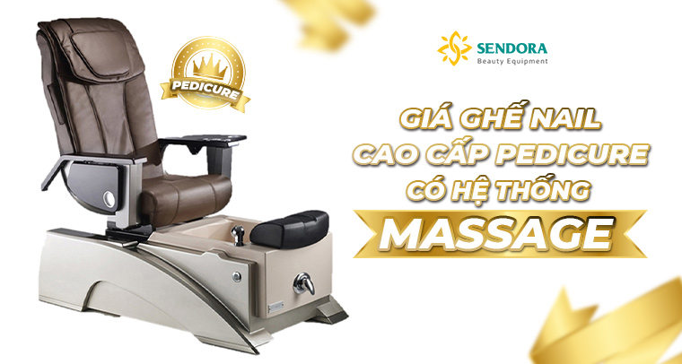 Ghế nail có hệ thống massage