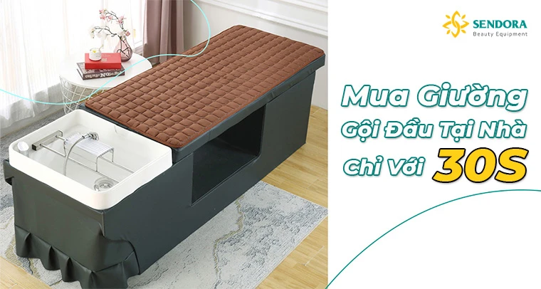 Mua giường gội đầu tại nhà