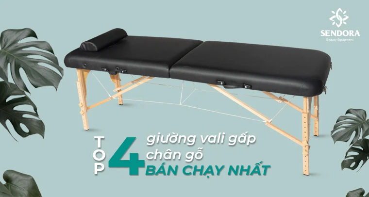 Top 4 giường vali gấp chân gỗ bán chạy nhất