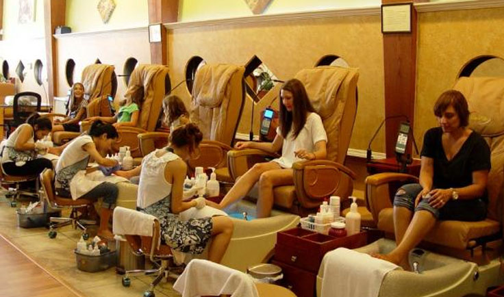 Không gian mô hình nail cao cấp tại nước ngoài