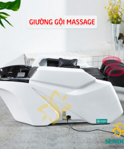 Giường gội đầu massage cao cấp, giường gội trang bị máy massage toàn thân