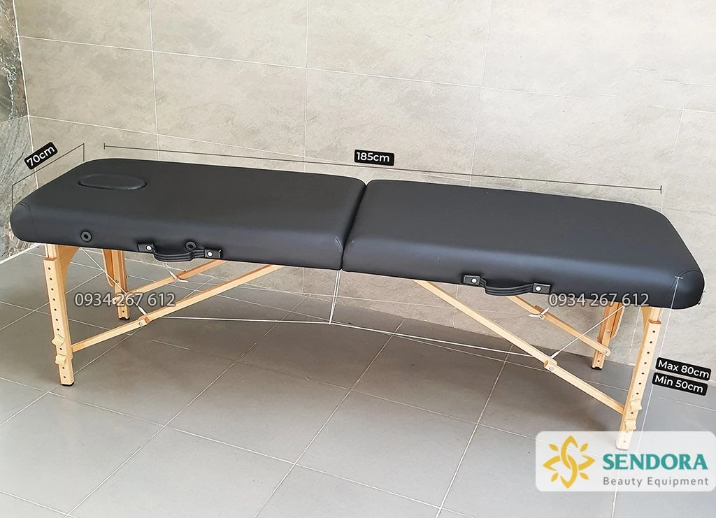 Giường vali chân gỗ 8101-70