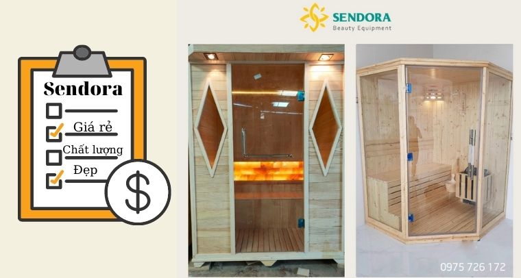 Bảng giá phòng xông hơi tại Sendora