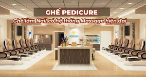 Ghế Pedicure - Ghế làm nail có hệ thống massage
