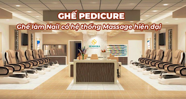 Lương Thế Biển: Founder Sendora 12 Ghế Pedicure - Ghế làm nail có hệ thống massage