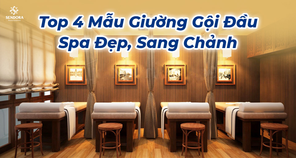 Top 4 mẫu giường gội đầu spa đẹp