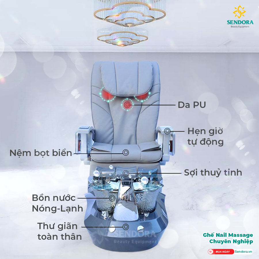 Ghế Spa Pedicure cao cấp Hi-MEC 