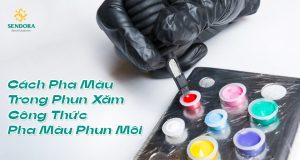 Cách pha màu trong phun xăm - Công thức pha màu phun môi đẹp