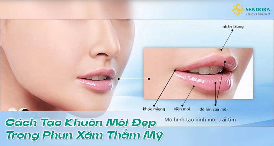 Cách tạo khuôn môi đẹp trong phun xăm thẩm mỹ