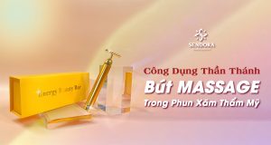 Cong dung than thanh but massage trong phun xam tham my