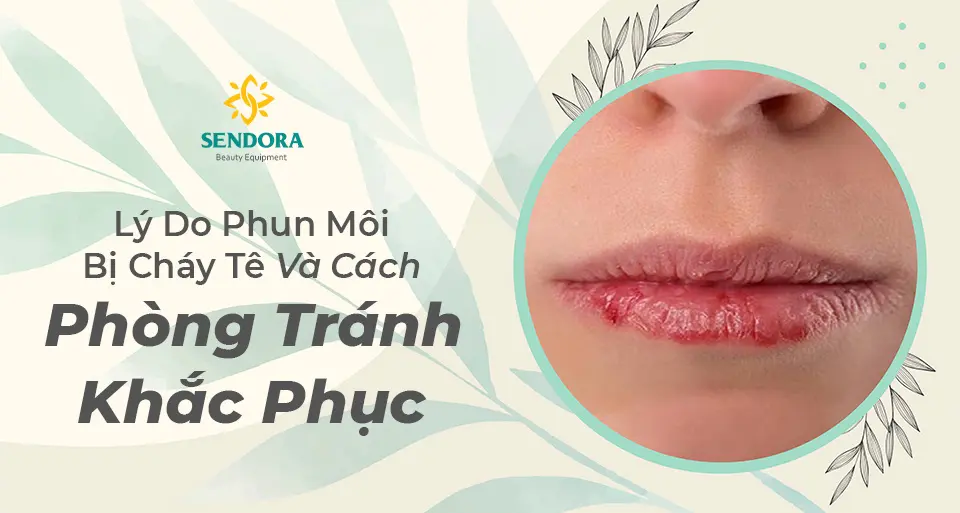 Lý do phun môi bị cháy tê và cách phòng tránh khắc phục