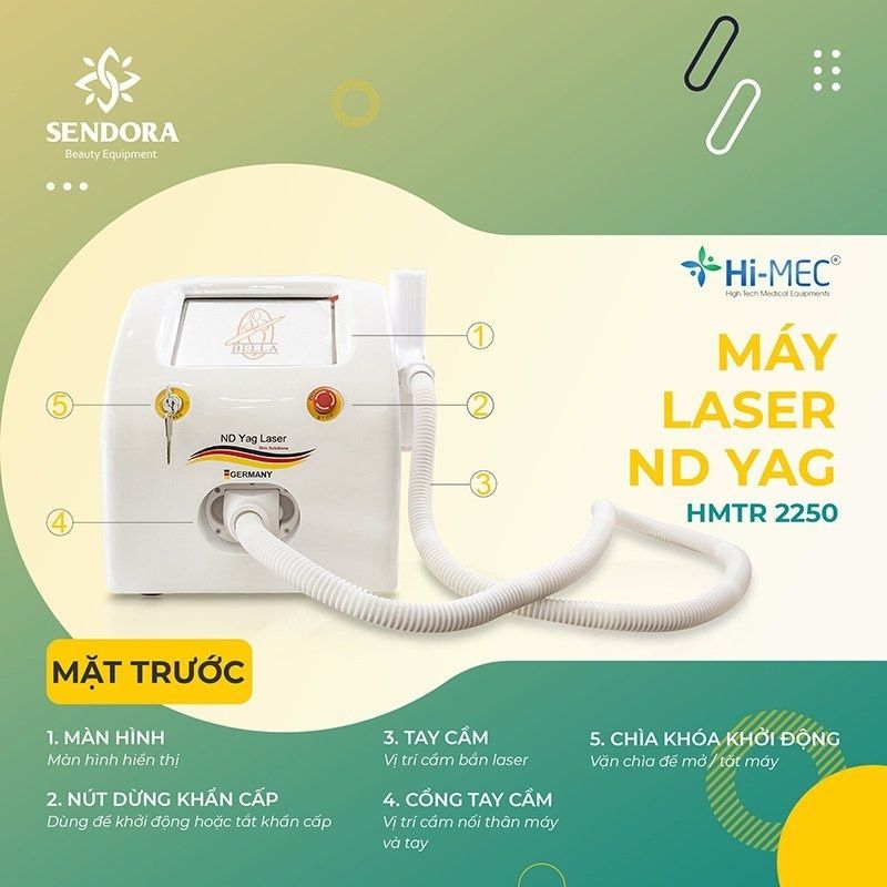 Máy Laser Xóa Xăm Mini Hi-MEC ND YAG HTMR 2250