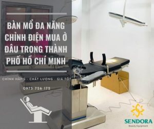 Bàn mổ đa năng chỉnh điện mua ở đâu trong thành phố Hồ Chí Minh?