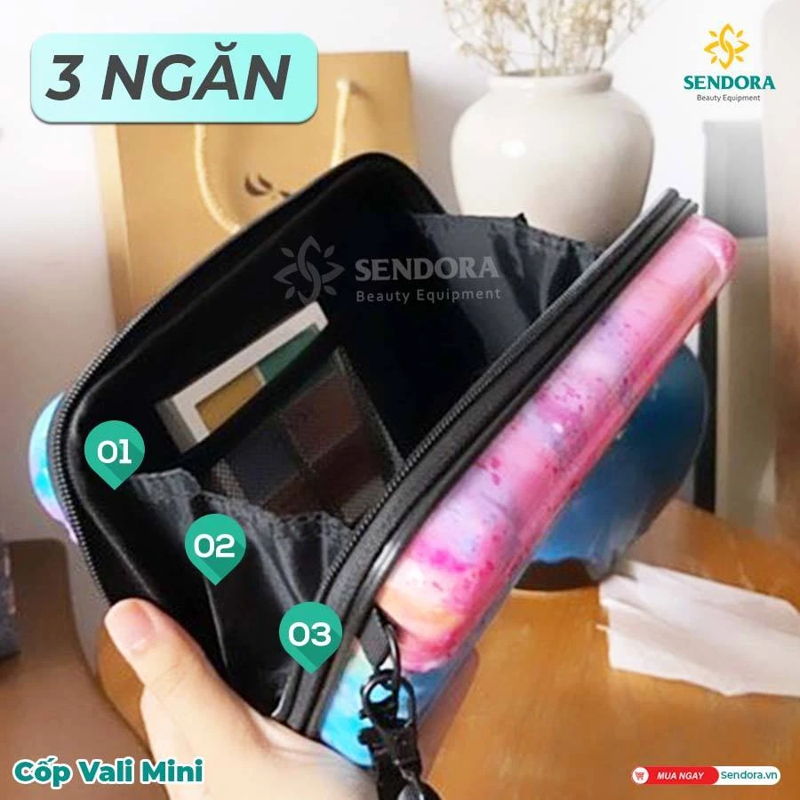 Cốp vali mini Đựng đồ phun xăm, trang điểm