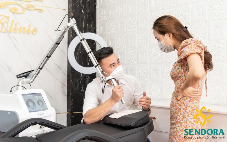 Mua máy laser xóa xăm tại Bình Dương - Máy laser trục khuỷu