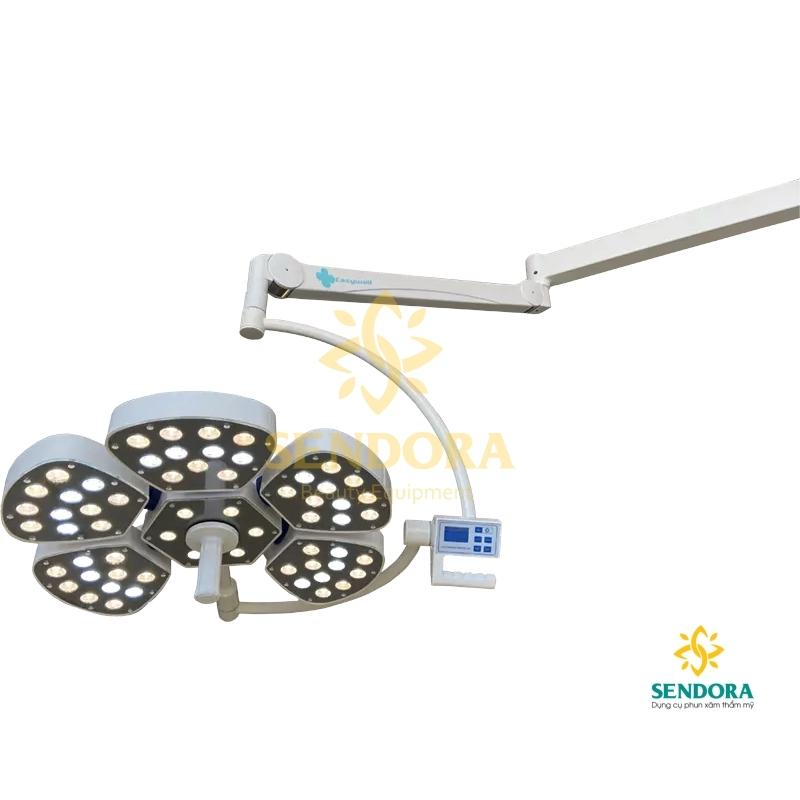 Đèn mổ 5 cánh hoa sử dụng bóng led có tuổi thọ cao