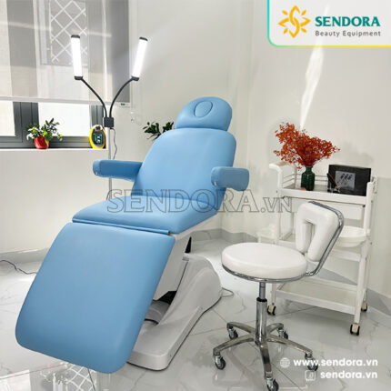 Giường phun xăm 8040 xanh dương 1
