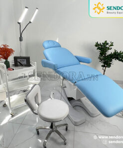 Ghế giường tiêm Filler chỉnh điện Hi-Mec HMBB-8040 (Xanh) 13 Giường phun xăm 8040 xanh dương 1