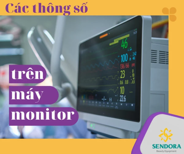Các chỉ số trên máy monitor theo dõi bệnh nhân