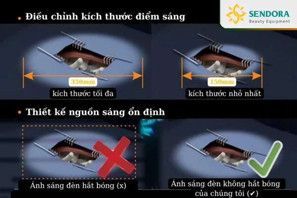 Đèn mổ treo trần 2 nhánh 5 cánh hoa PETAL 5/5