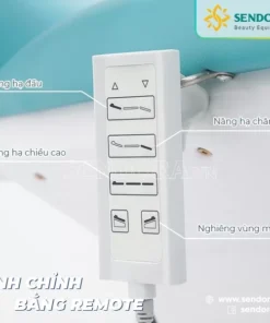 Ghế giường tiêm Filler chỉnh điện Hi-Mec HMBB-8040 (Xanh) 11 Ghế giường tiêm Filler chỉnh điện Hi-Mec HMBB-8040 (Xanh y tế)