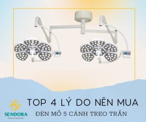 TOP 4 Lý do bạn nên mua đèn mổ 5 cánh treo trần