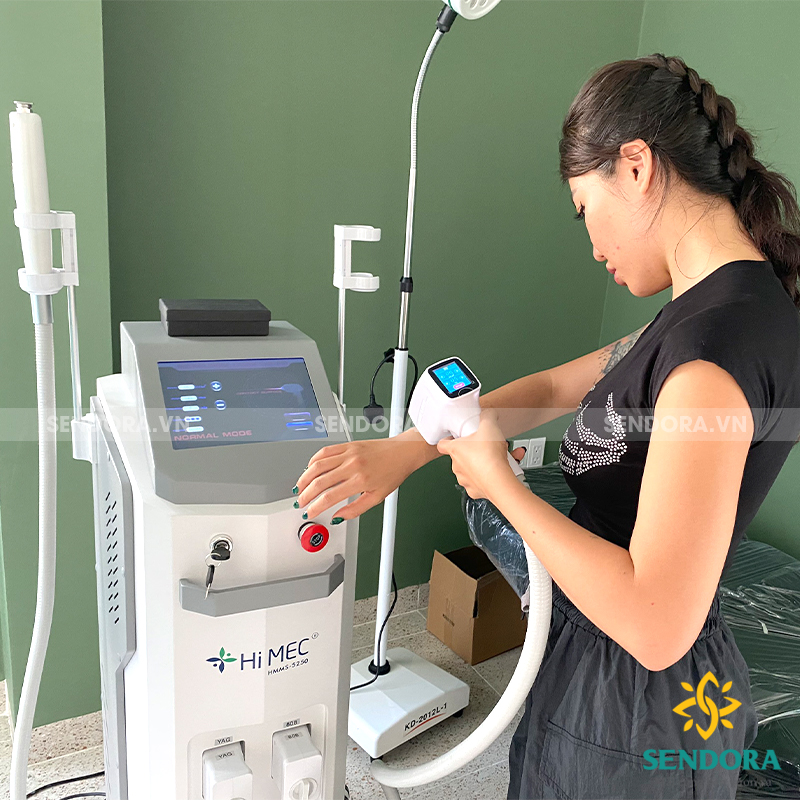 Máy Triệt Lông Bằng Laser Đáng Mua Nhất Năm 2022 8 Máy laser đa năng triệt lông - xóa xăm 2in1 HMMS-5250