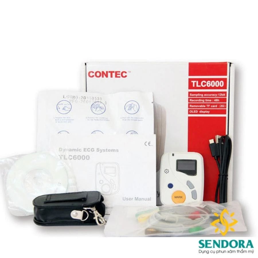 Máy Holter điện tim 24h Contec TLC6000 3 Máy holter điện tim 24h đạt tiêu chuẩn CE, ISO