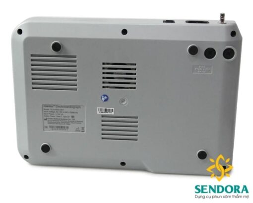 Máy đo điện tim 3 cần Contec ECG300G 5 Mặt sau của máy điện tim ECG300G