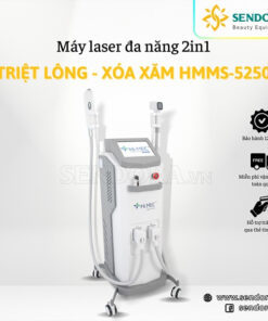 Máy triệt lông xóa xăm lạnh spa liệu trình thấp 2in1 Hi-MEC HMMS-5250