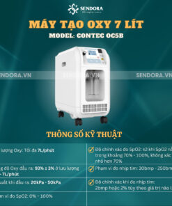 Máy tạo oxy y tế 7 lít OC5B Contec 6 Các thông số của máy tạo oxy OC5B