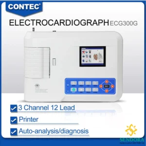 Máy đo điện tim 3 cần Contec ECG300G 1 Máy điện tim 3 cần ECG300G