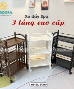 Kệ đựng dụng cụ Spa 3 tầng HMTL-5080