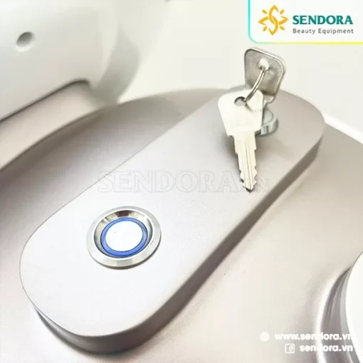 Máy triệt lông Diode Laser ALS-808E 12 Chìa khóa khởi động và nút nguồn