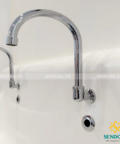 Cấu hình cảu bồn rửa tay vô trùng 2 vòi composite - Sendora