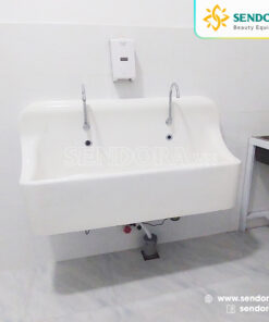 Bồn rửa tay vô trùng 2 vòi tự động composite