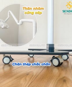 Đèn tiểu phẫu led350 di động có 4 bánh xe dễ dàng di chuyển - Sendora