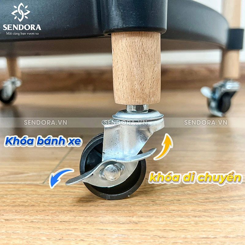 kệ spa 3 tầng cao cấp, xe đẩy spa 3 tầng khung gỗ mặt nhựa ABS