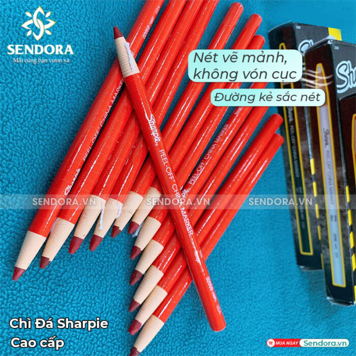 Chì đá Sharpie định hình mày, môi trong phun xăm, Chì kẻ mày cao cấp