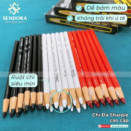 Chì đá Sharpie định hình mày, môi trong phun xăm, Chì kẻ mày cao cấp