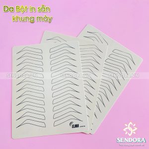 da bột tập xăm in sẵn khung mày Elma
