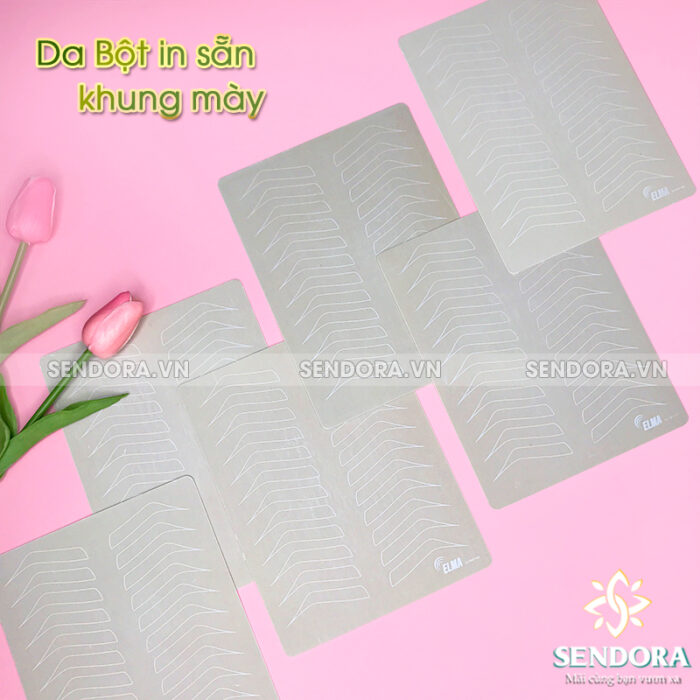 da bột tập xăm in sẵn khung mày