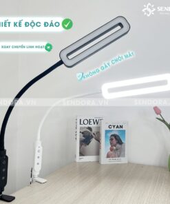 Đèn LED Nail tròn kẹp bàn SDL-121W-clip-on