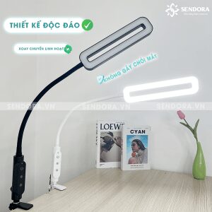 FLASH SALE "Sale Bất Chấp Đèn Kẹp Bàn" 10 Đèn LED Nail tròn kẹp bàn SDL-121W