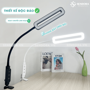 Đèn LED Nail tròn kẹp bàn SDL-121W