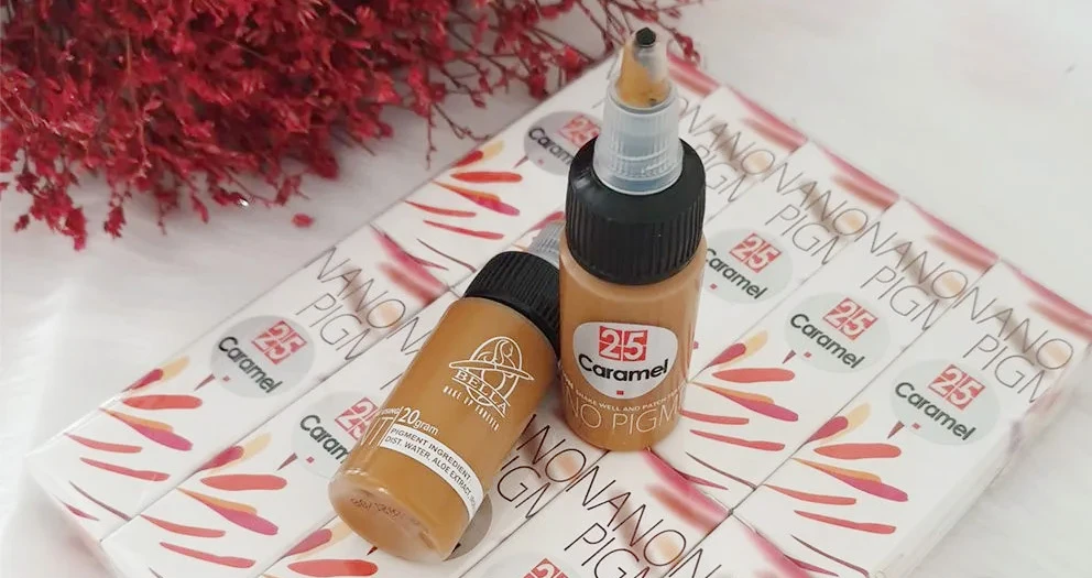 Mực phun xăm Bella Nano 25 – Caramel